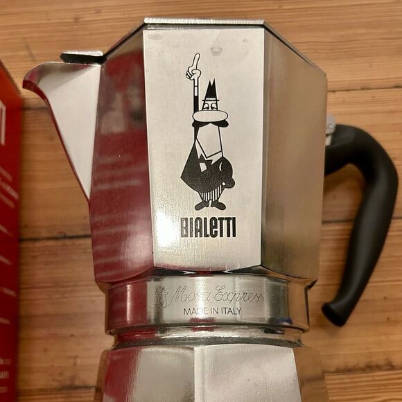 Bailetti Moka Stovetop Espresso Maker, 9 cup. NWT, NIB. - Picture 11 of 13